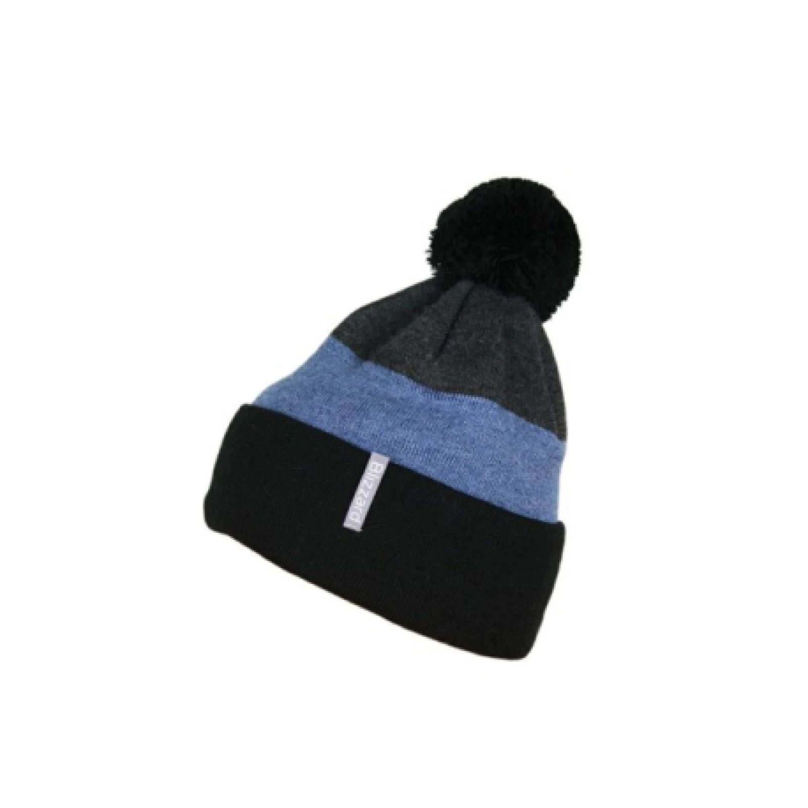 Dámska zimná čiapka BLIZZARD Leogang, black blue grey · záber 1