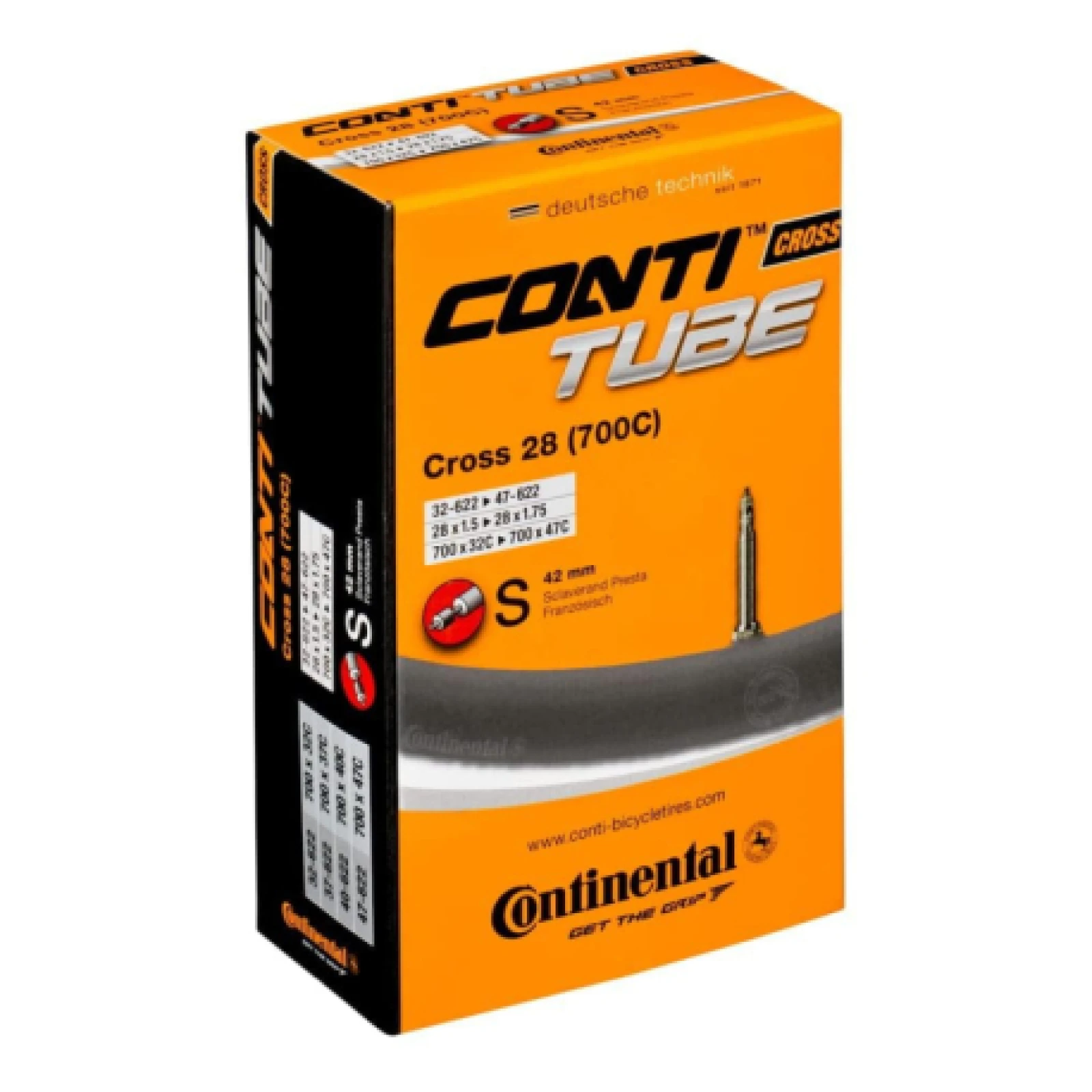 Duša na bicykel CONTINENTAL Cross 28 FV42 · záber 1