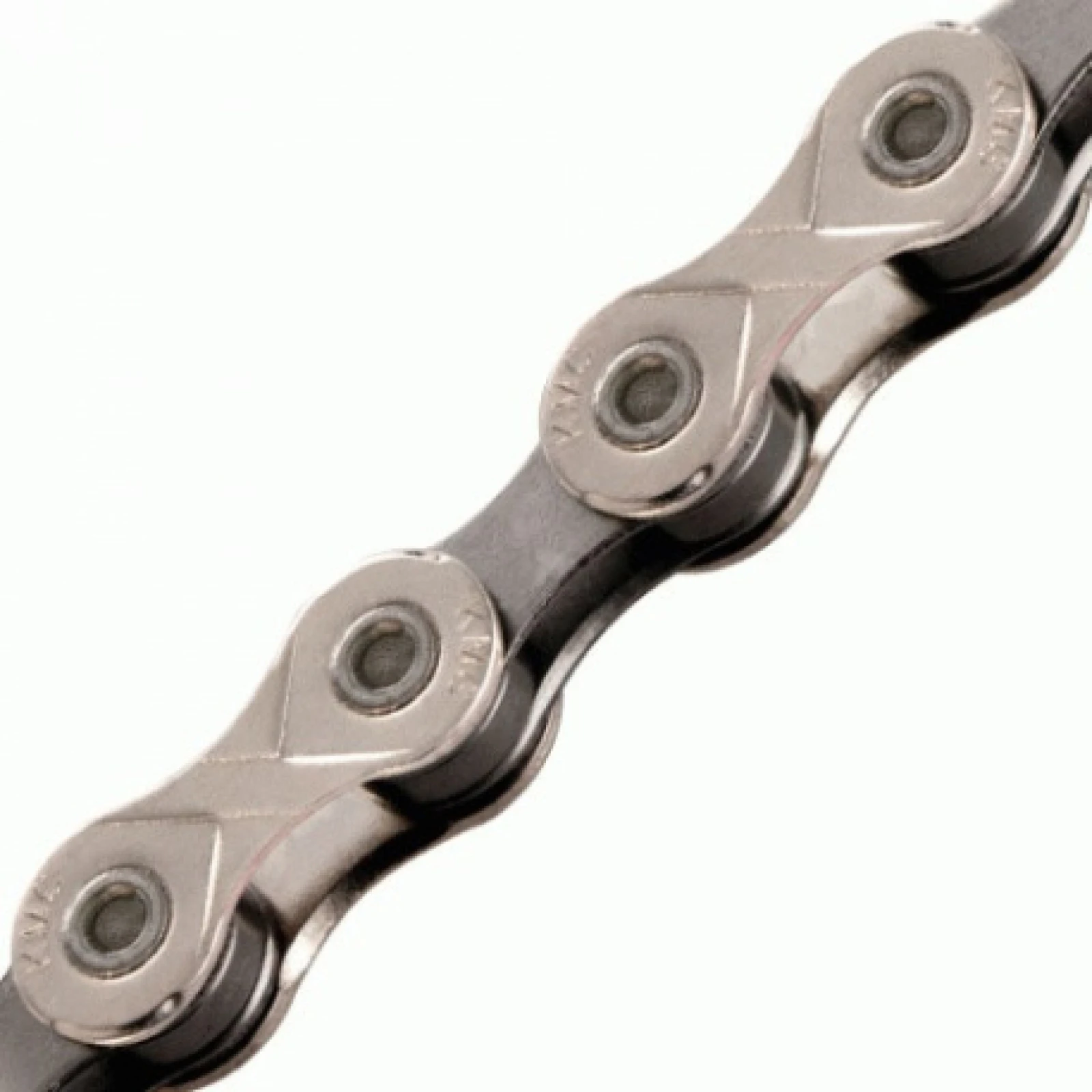 Reťaz na bicykel KMC X 10 silver black 114 links · záber 1