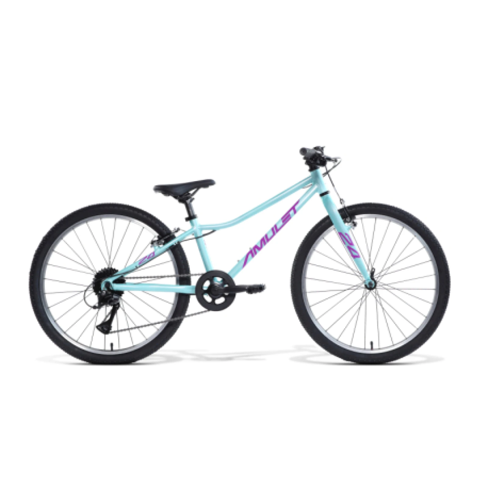 Dievčenský horský bicykel AMULET 24 Fun, celeste blue purple · záber 1