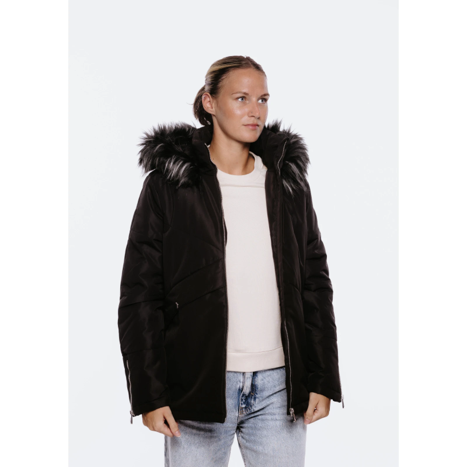 Dámska bunda AUTHORITY CJ-MOCCA W black · záber 4