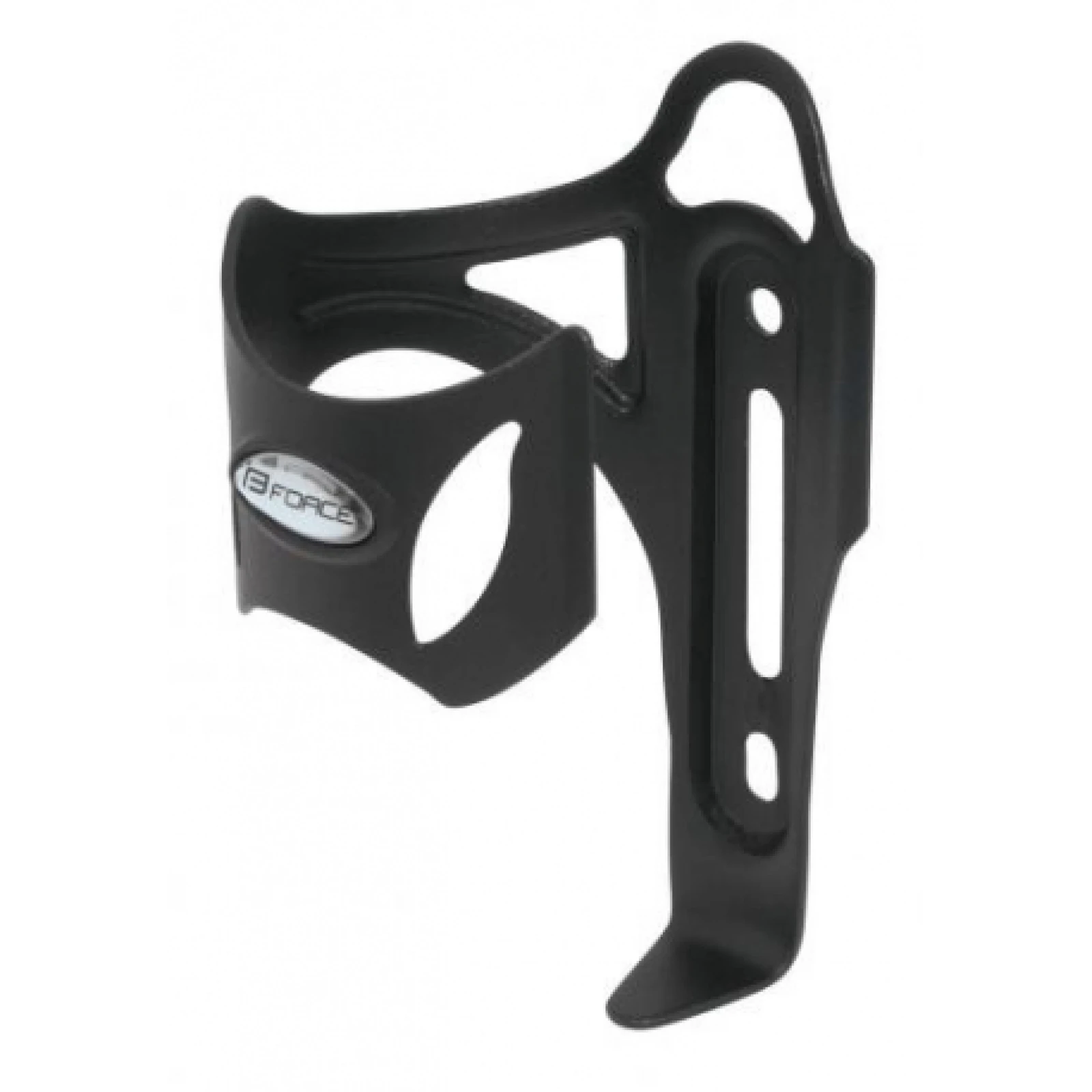 Košík na fľašu na bicykel FORCE SIDE Alu 24125 black · záber 1