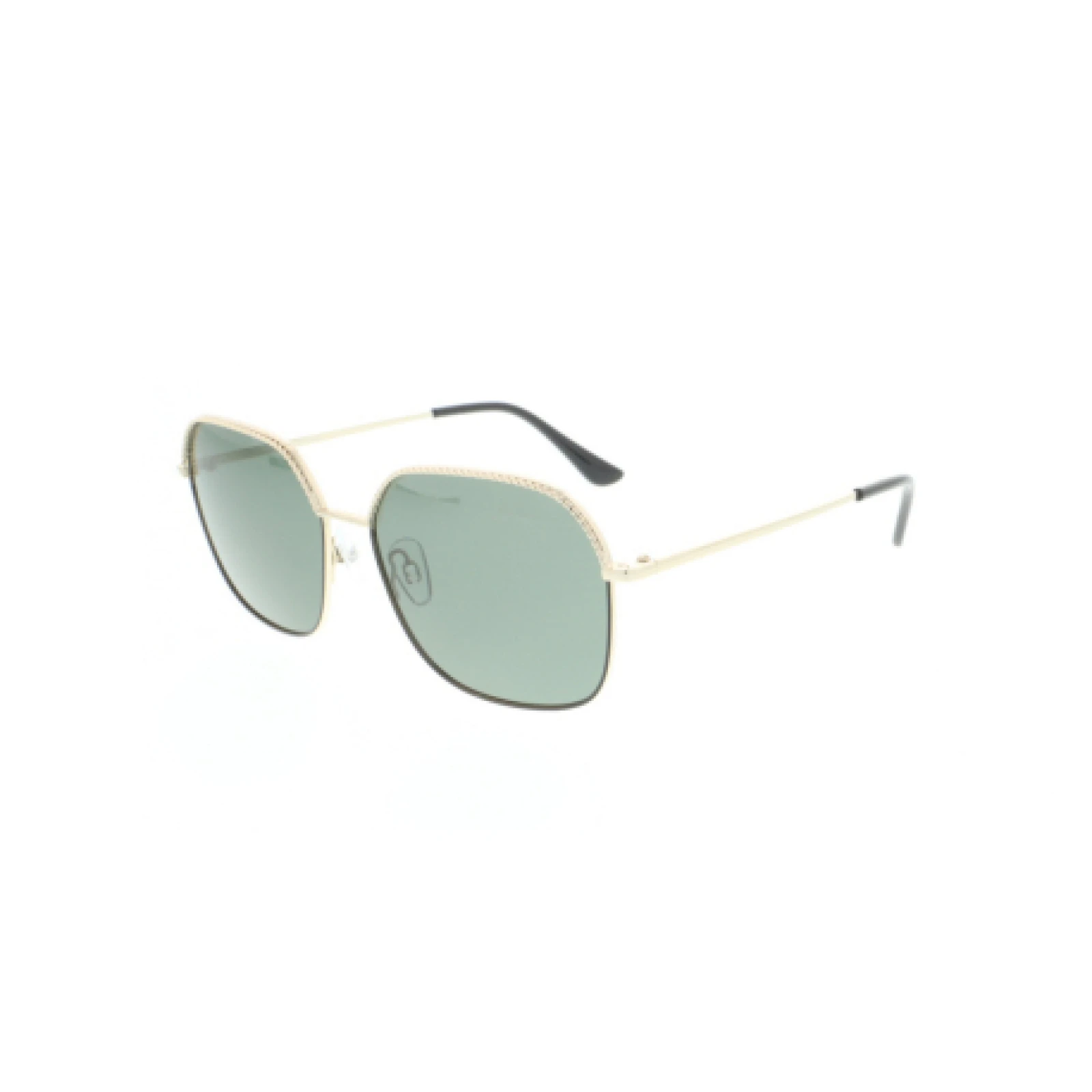 Polarizačné slnečné okuliare H.I.S. POLARIZED HPS04125-1, gold-black, green POL, 57-15-142 · záber 1