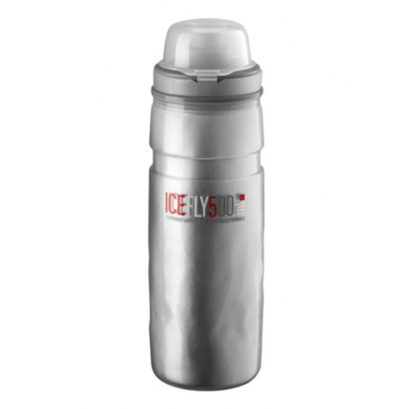 Fľaša na bicykel ELITE ICE FLY transparentná 500ml · záber 1