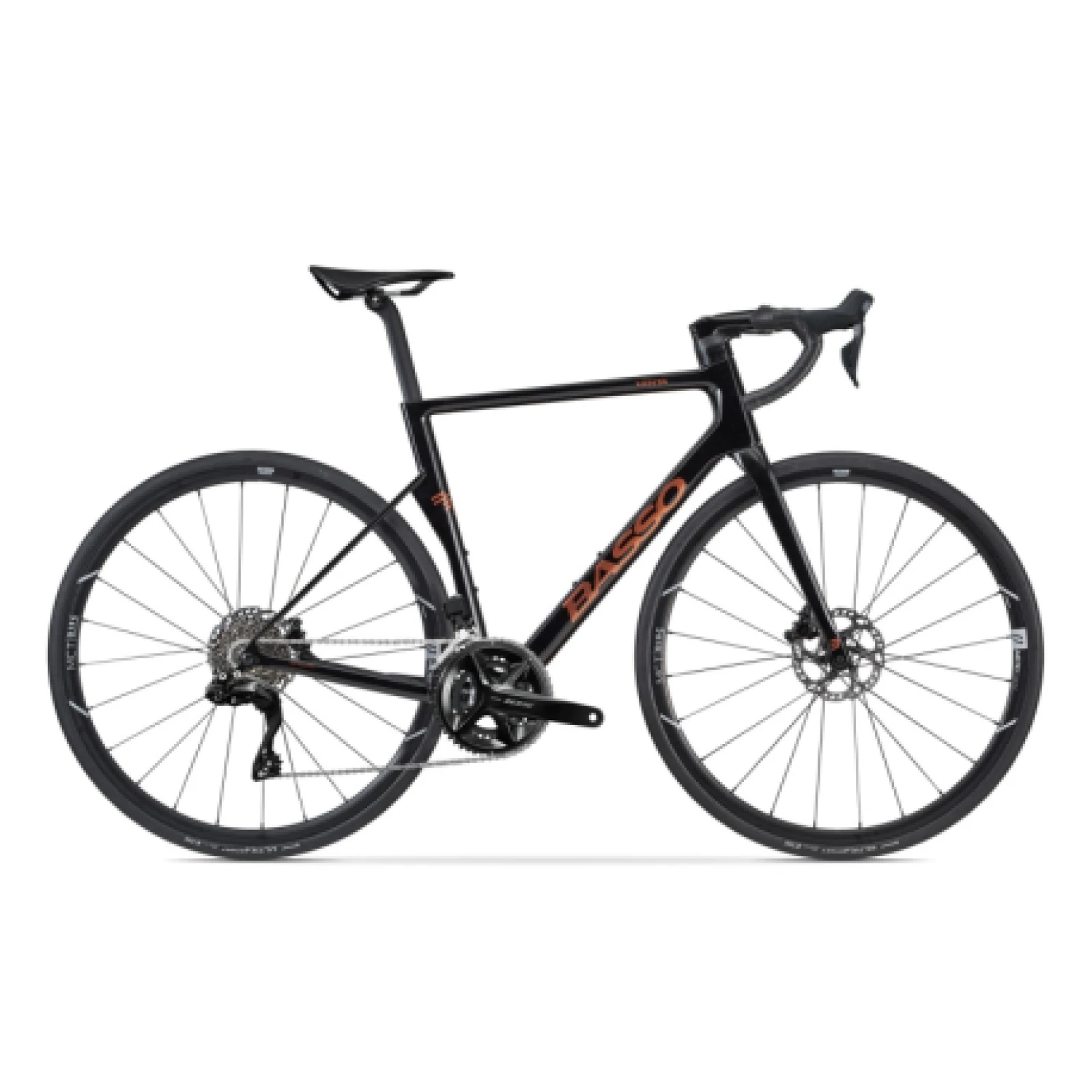 Cestný bicykel BASSO Venta R, Shimano 105 Di2, Microtech MCT, magma black · záber 1