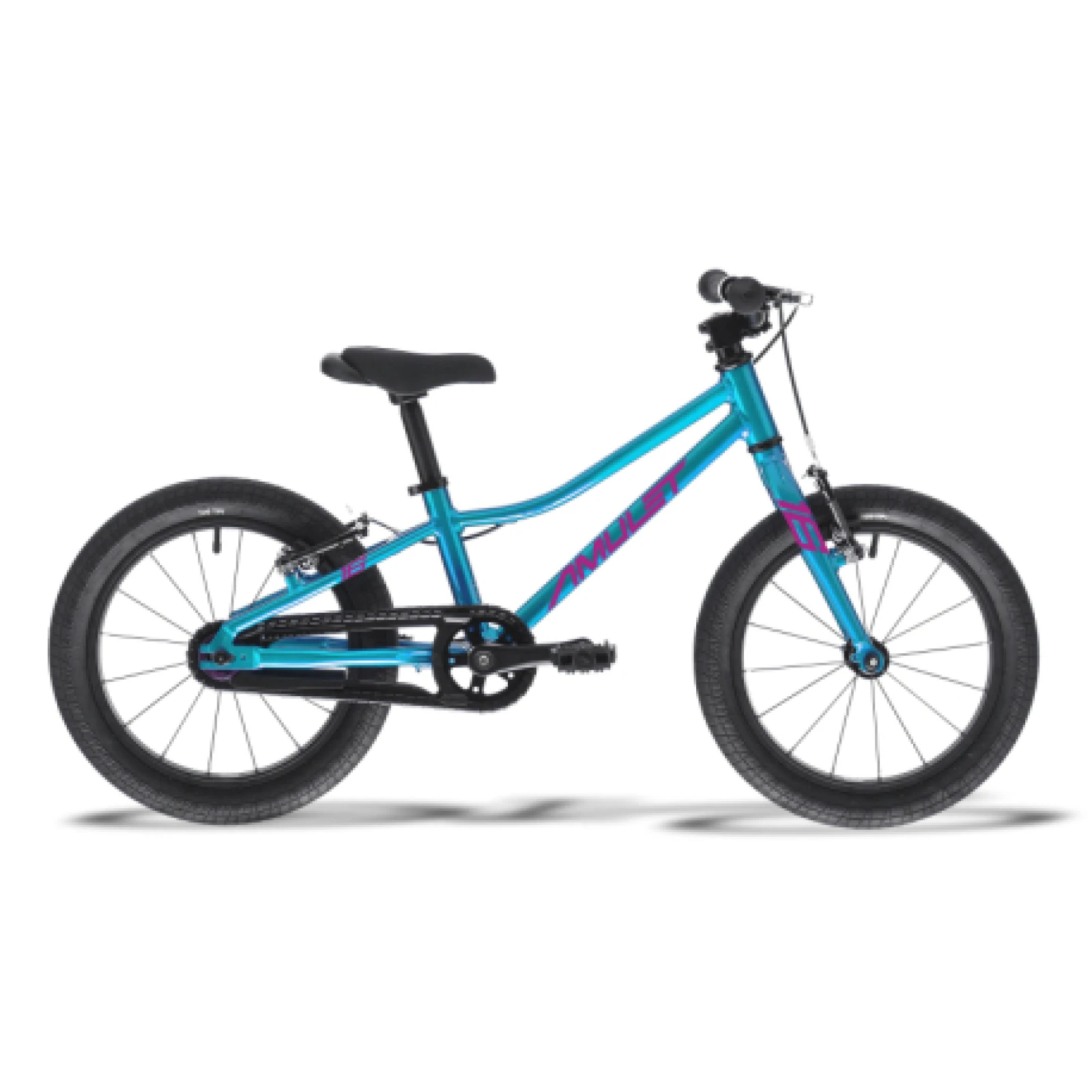 Dievčenský horský bicykel AMULET 16 Tomcat, celeste blue purple · záber 1