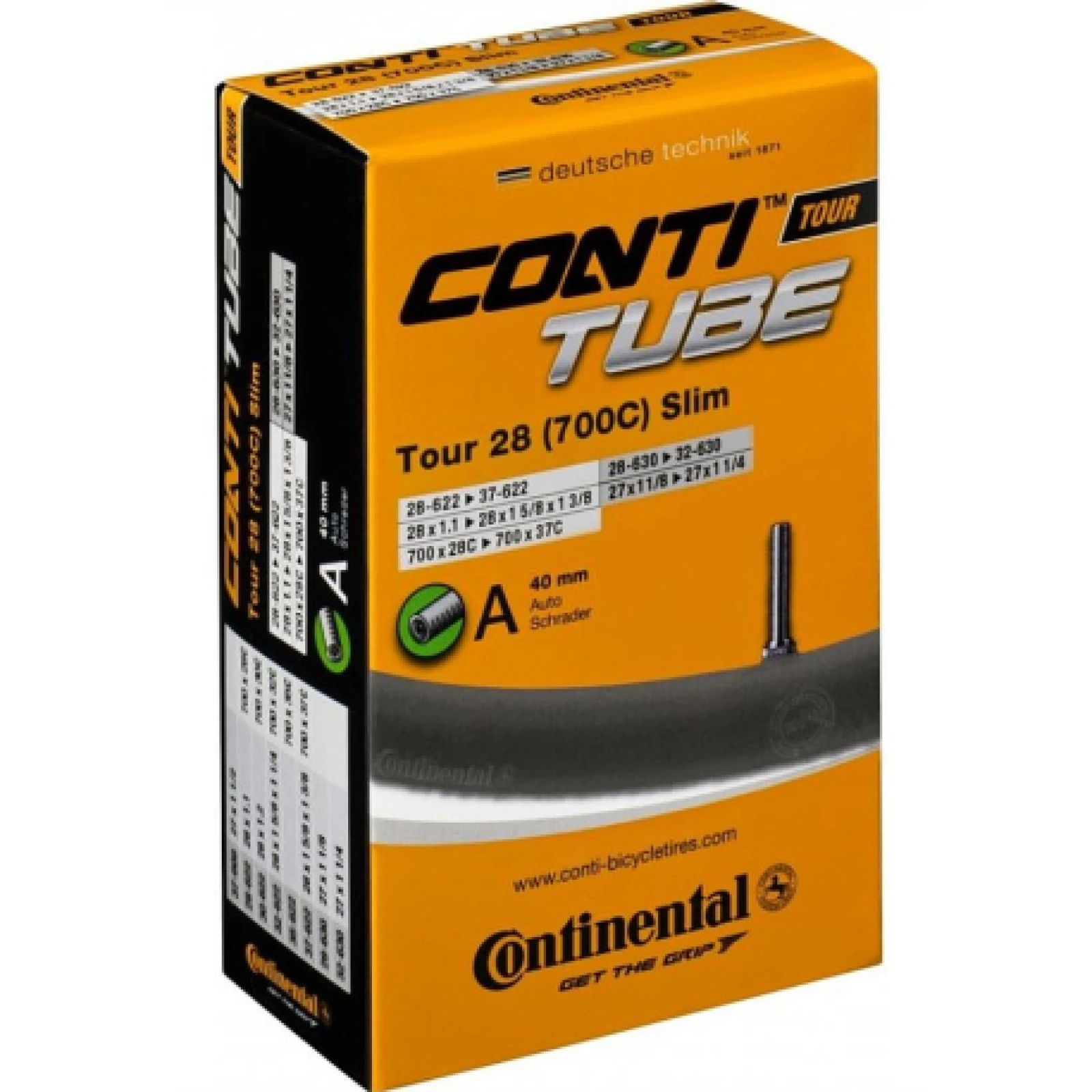 Duša na bicykel CONTINENTAL Tour 28 - autoventil · záber 1