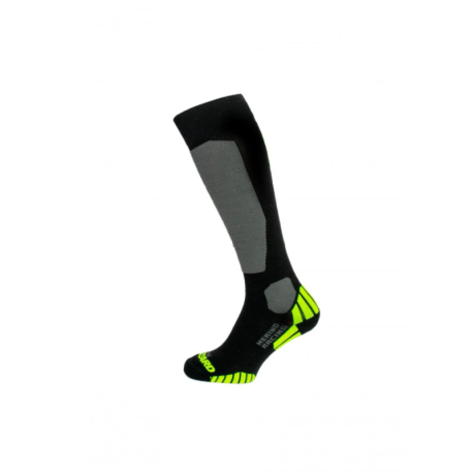 Lyžiarske podkolienky (ponožky) BLIZZARD Merino Racing ski socks, black yellow · záber 1