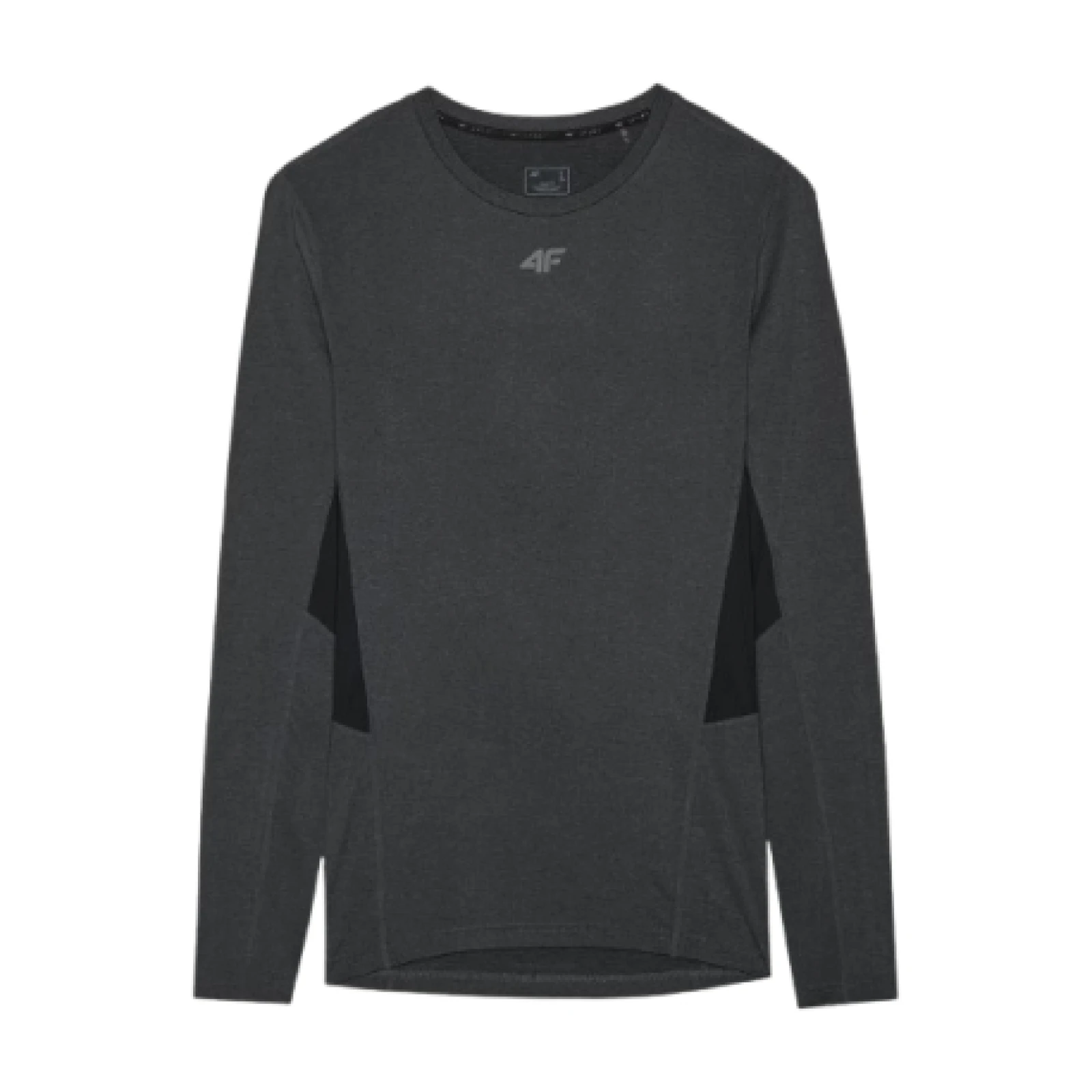 Dámske tréningové tričko s dlhým rukávom 4F LONGSLEEVE FNK-WAW24TFLOF276-20S-DEEP BLACK · záber 1