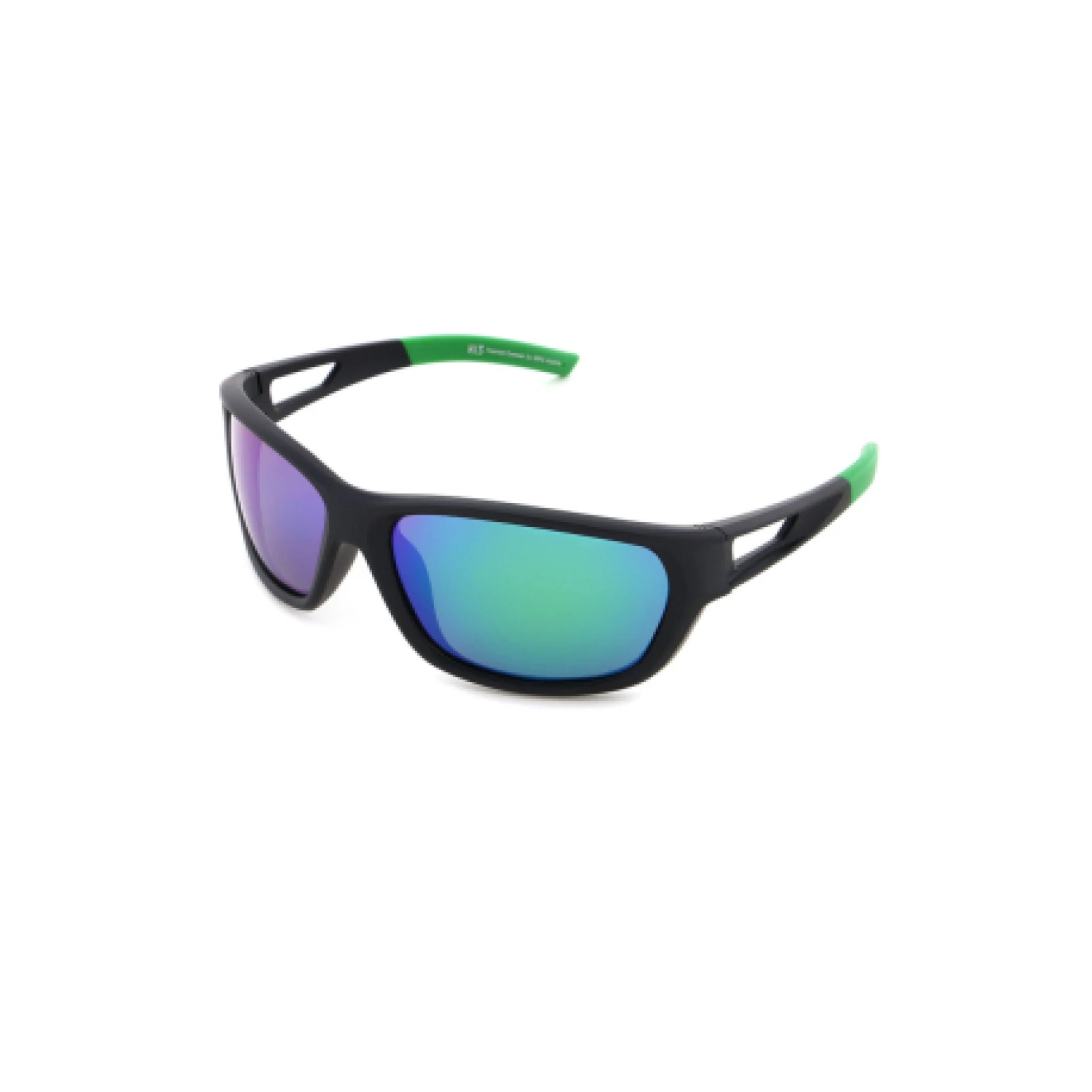 Polarizačné slnečné okuliare H.I.S. POLARIZED HPS27102-3, black, smoke with green mirror POL, 65-17-134 · záber 1