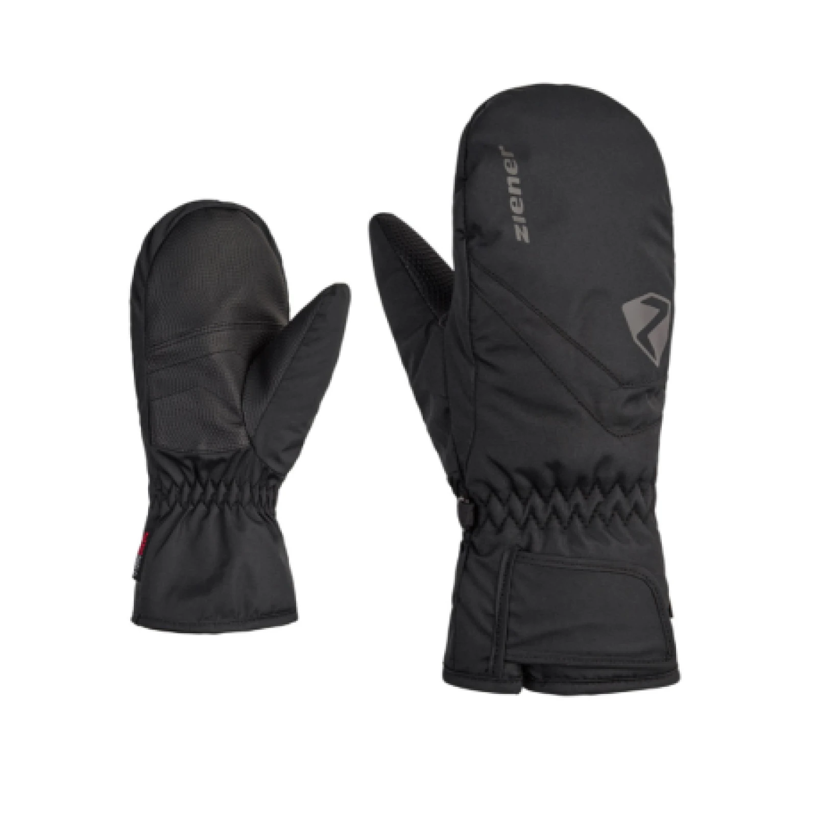 Juniorské lyžiarske rukavice palčiaky ZIENER LORIANO-801994-12-black · záber 1