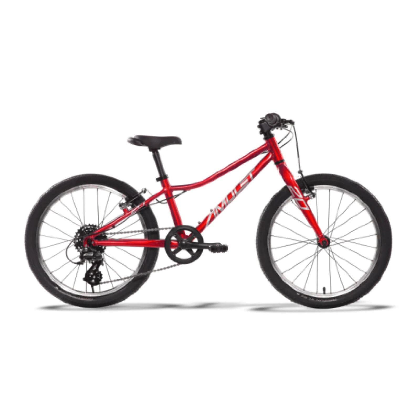 Detský horský bicykel AMULET 20 Fun, red shiny silver · záber 1