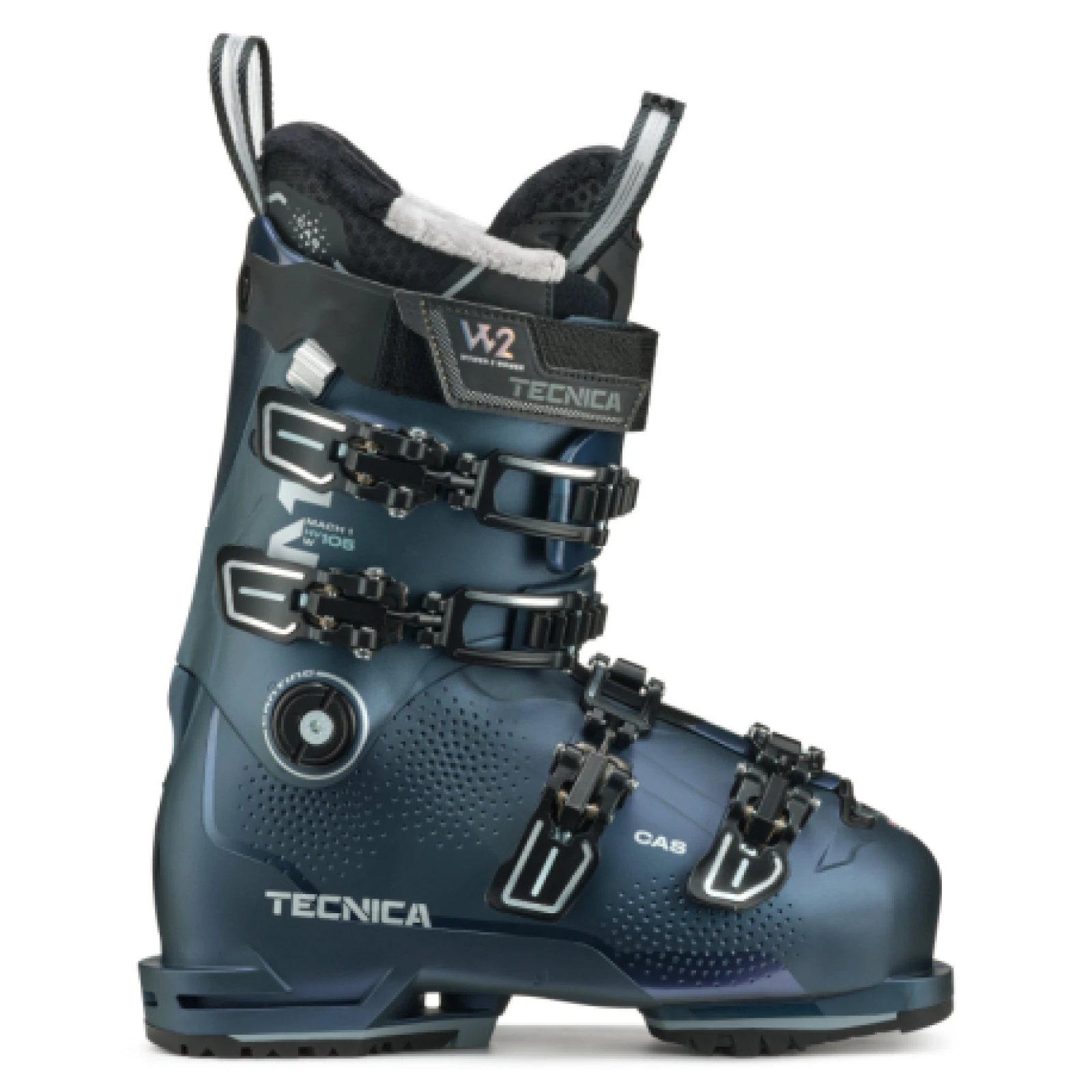 Dámske lyžiarky na zjazdovku - on piste TECNICA Mach1 HV 105 W GW, iridescent green · záber 1