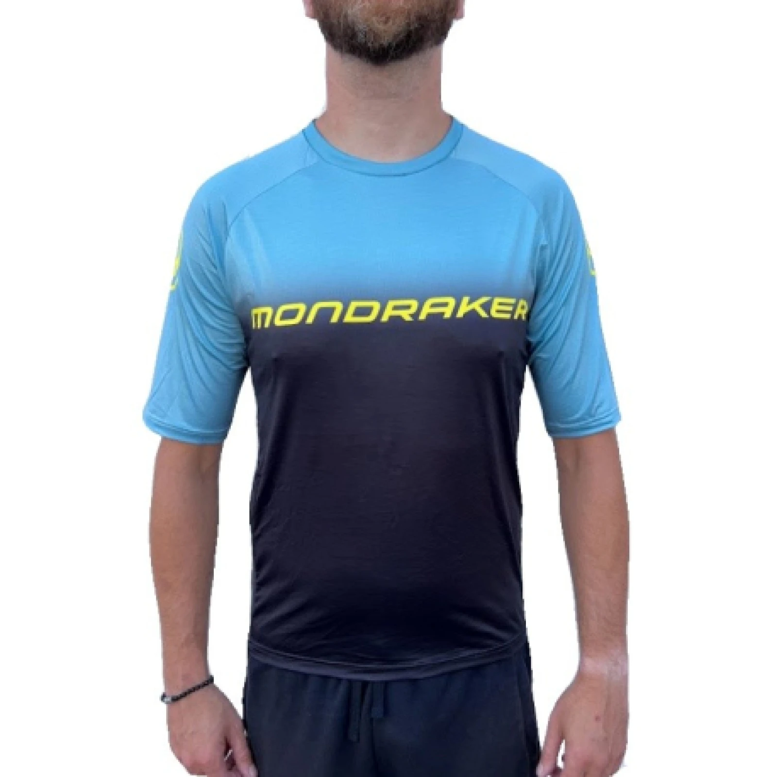 Pánsky cyklistický dres s krátkym rukávom MONDRAKER Enduro Trail Jersey short, frost green black yellow · záber 1