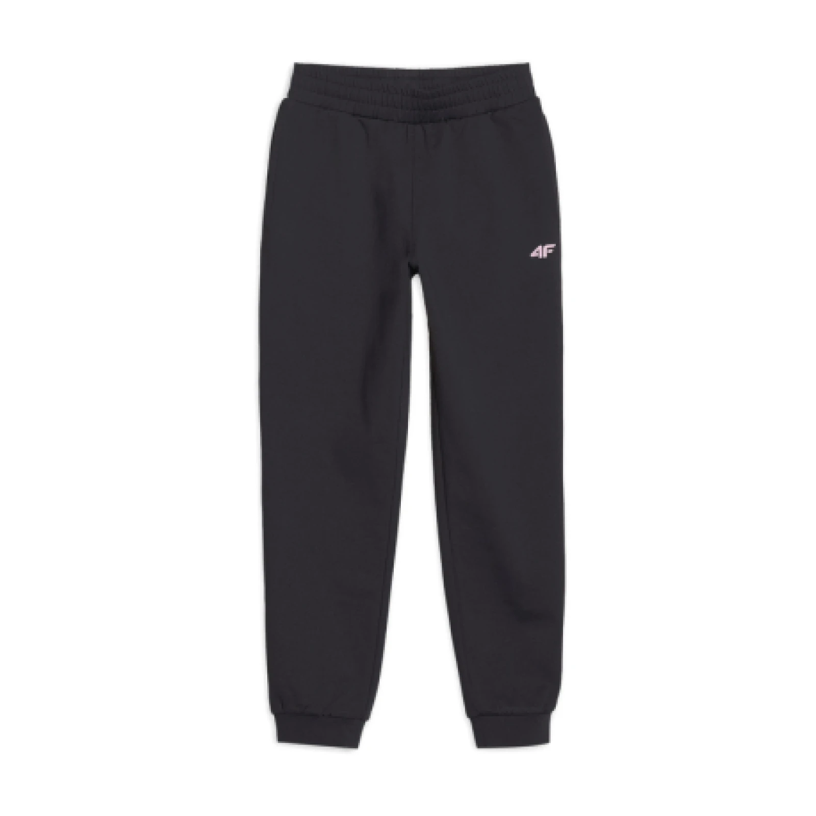 Dievčenské tréningové nohavice 4F JUNIOR TROUSERS FNK-JWSS25TFTRF0875-20S-BLACK · záber 1