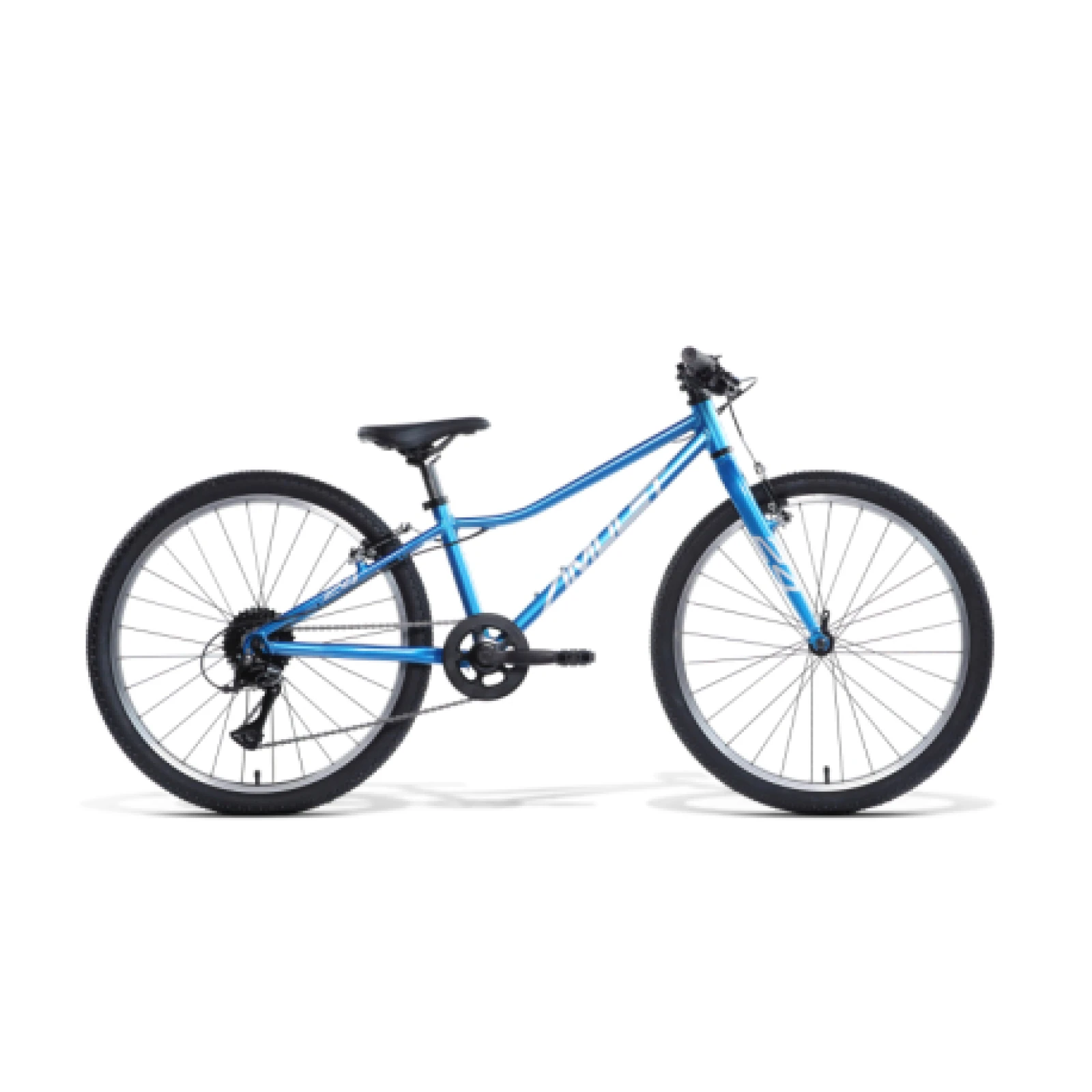 Juniorský horský bicykel AMULET 24 Fun, strong blue silver · záber 1