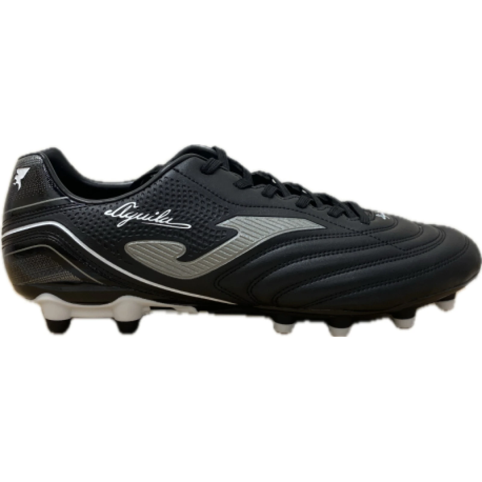 Pánske futbalové kopačky outdoorové JOMA Aguila M FG black white · záber 1