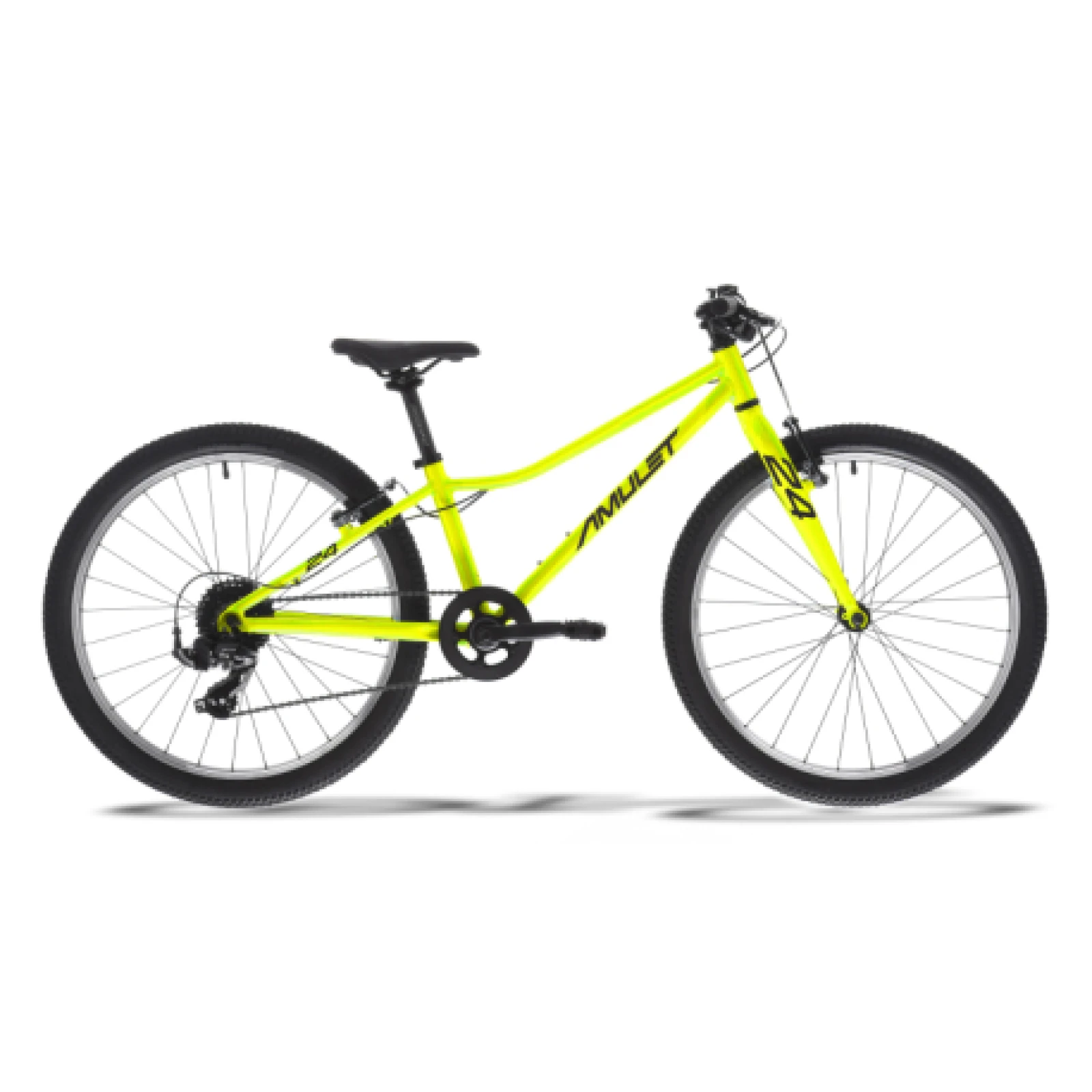 Detský horský bicykel AMULET 24 Speedy, metallic yellow black · záber 1