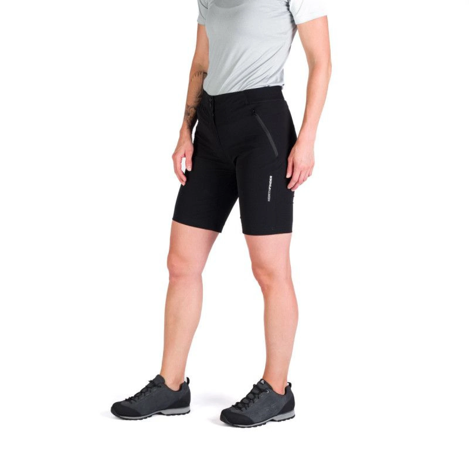 Dámske turistické kraťasy NORTHFINDER JACKIE-269-black · záber 2