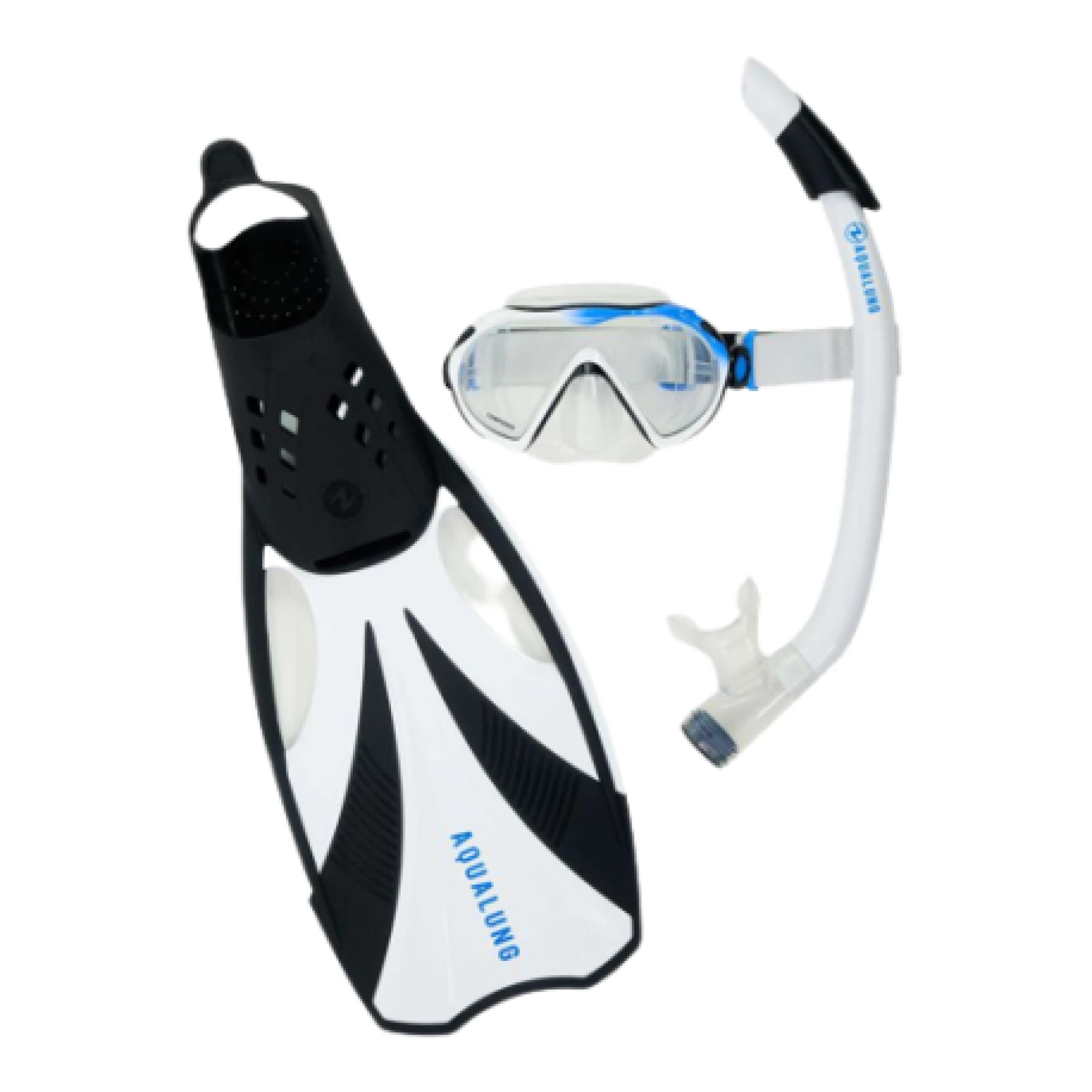 Potápačský šnorchlovací set AQUALUNG COMPASS SET BLACK WHITE · záber 1