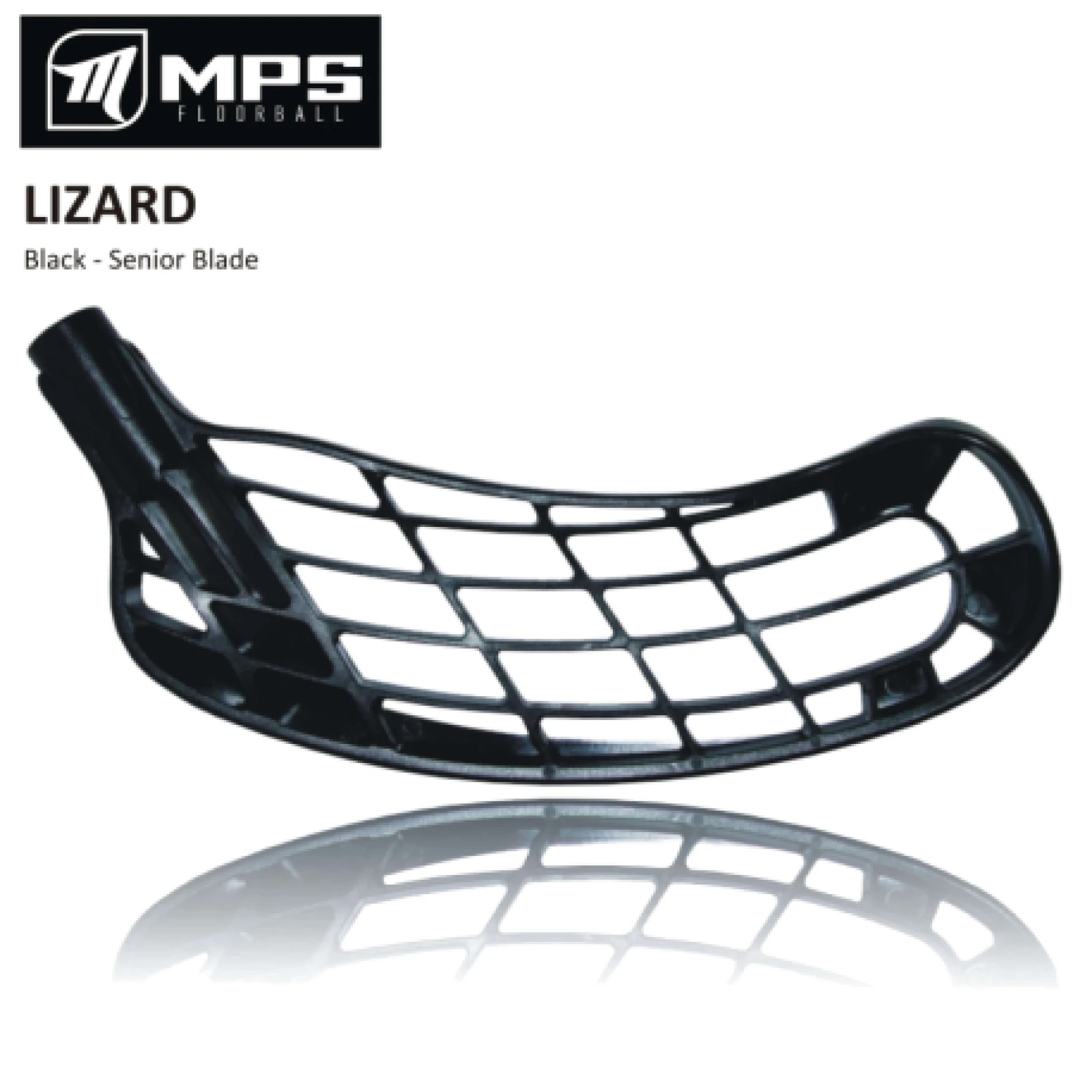 Florbalová náhradná čepeľ MPS LIZARD Black L · záber 1
