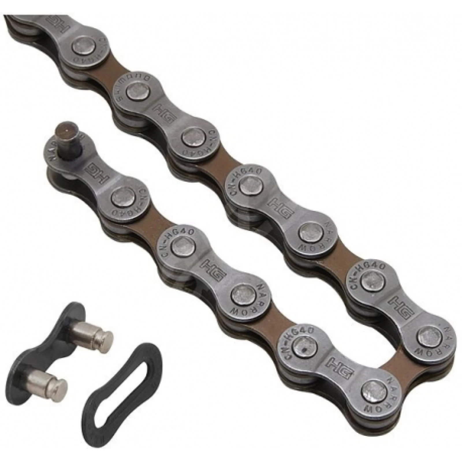 Reťaz na bicykel SHIMANO Reťaz HG40 8-kolo 116 čl.+spojka SM-UG51 · záber 1