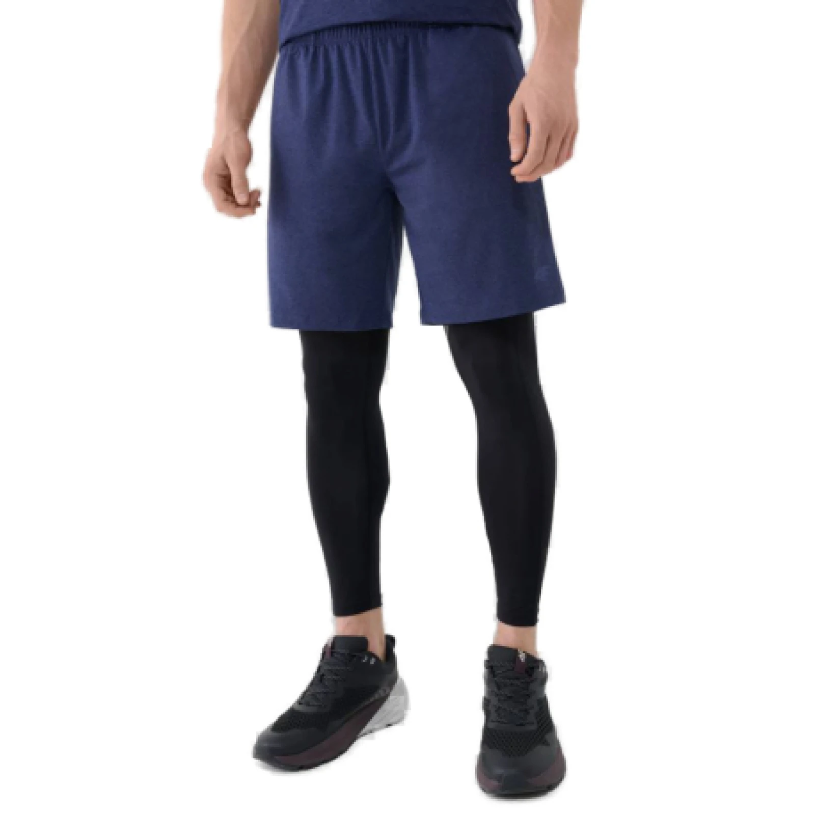 Pánske tréningové kraťasy 4F SHORTS FNK M0911-30M-DARK BLUE MELANGE · záber 1