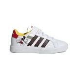 Dievčenská rekreačná obuv ADIDAS Grand Court Mickey cloud white core black better scarlet · záber 1