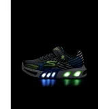 Chlapčenská rekreačná obuv SKECHERS S Lights Flex Glow Elite K black lime · záber 5