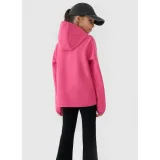 Dievčenská tréningová softshellová bunda s kapucňou 4F JUNIOR SOFTSHELL JACKET-JWSS25TSOFF305-54S-PINK · záber 4
