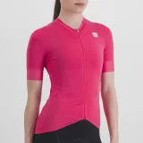 Dámsky cyklistický dres s krátkym rukávom SPORTFUL Monocrom w jersey, pompelmo · záber 4