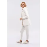 Dámska zateplená mikina so zipsom VOLCANO B-FLOFI-101-CREAM · záber 5