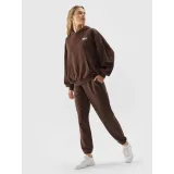 Dámske tepláky 4F TROUSERS-AW23TTROF455-81S-BROWN · záber 4