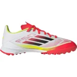 Chlapčenské futbalové kopačky turfy ADIDAS F50 League Jr TF cloud white core black solar yellow · záber 1