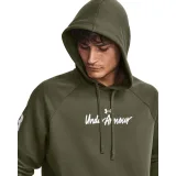 Pánska zateplená mikina s kapucňou UNDER ARMOUR UA Rival Fleece Graphic HD-GRN · záber 3