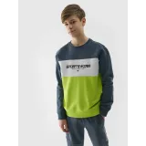 Chlapčenská mikina 4F JUNIOR SWEATSHIRT-4FJWSS24TSWSM0923-72N-LEMON NEON · záber 2