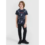 Chlapčenské tréningové tričko s krátkym rukávom 4F JUNIOR TSHIRT FNK M1210-91A-MULTICOLOUR 1 ALLOVER · záber 4