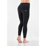 Dámske jeggings nohavice FREDDY WR.UP® superskinny push up 7 8 jeggings with high waist and zip-Black · záber 3