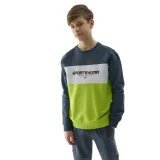Chlapčenská mikina 4F JUNIOR SWEATSHIRT-4FJWSS24TSWSM0923-72N-LEMON NEON · záber 1