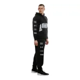 Pánska zateplená mikina s kapucňou UNDER ARMOUR UA Essential Flc Nov Hood-BLK · záber 3
