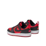 Chlapčenská rekreačná obuv NIKE Court Borough Low Recraft K university red orange midnight navy · záber 5