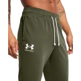 Pánske tepláky UNDER ARMOUR UA Rival Terry Jogger-GRN · záber 2