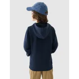 Chlapčenská mikina s kapucňou 4F JUNIOR SWEATSHIRT-JWMM00TSWSM1292-31S-NAVY · záber 3