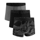 Pánske boxerky UNDER ARMOUR 3 PACK-UA PERFORMANCE TECH - PRINT 3 inch-BLK · záber 1