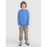 Chlapčenská mikina 4F JUNIOR SWEATSHIRT-JWSS25TSWSM1713-34S-BLUE · záber 4