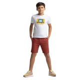 Chlapčenské tričko s krátkym rukávom VOLCANO T-OUTSIDE JUNIOR 100 WHITE · záber 2