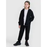 Chlapčenská zateplená mikina so zipsom 4F JUNIOR SWEATSHIRT M1859-4FJWMM00TSWSM1859-20S-DEEP BLACK · záber 4