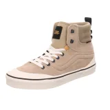 Pánska vychádzková obuv VANS MN Ashwood HI (Suede Canvas) khaki marsmallow · záber 3