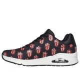 Dámska rekreačná obuv SKECHERS Uno Say It Loud black red · záber 3