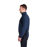 Pánska turistická flisová mikina so zipsom NORTHFINDER FULVIO-612navyblack · záber 3